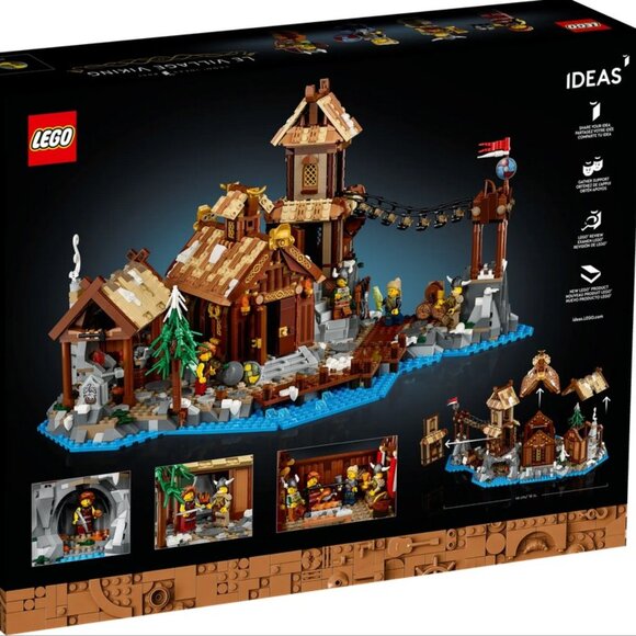 New & Sealed Lego Ideas Viking Village Retiring Collectible Set 21343 - Picture 2 of 10